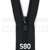 Broekrits | nylon spiraal | 20 cm | YKK | 580 zwart Rits RITS - BROEK - SPIRAAL - 4.5 - 20CM - 580 - ZWART